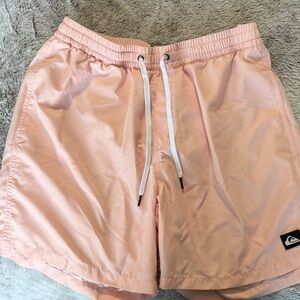 Quiksilver Men's Light Pink Athletic Shorts